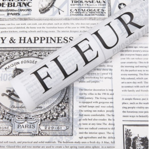 Газета в рулоне "FLEUR" (9 м.) - #121 Белый